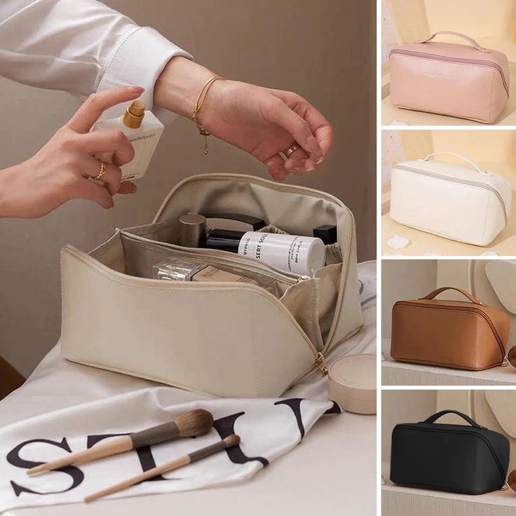 Makeup Storage Pouch, Organizer Bag For Travel Zip